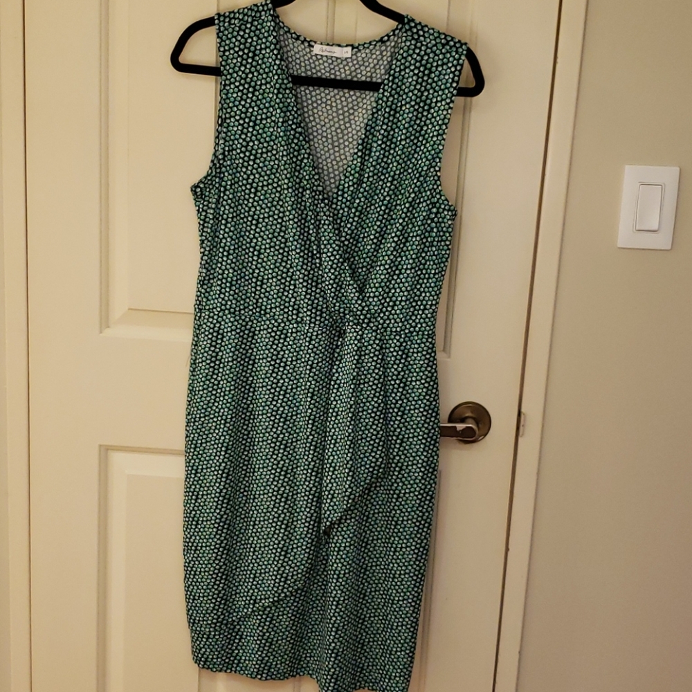*3 for 20* Reitmans sleeveless green dress